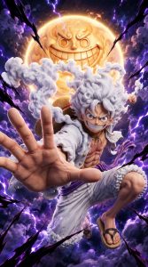 hình ảnh Luffy thức tỉnh sức mạnh Nika