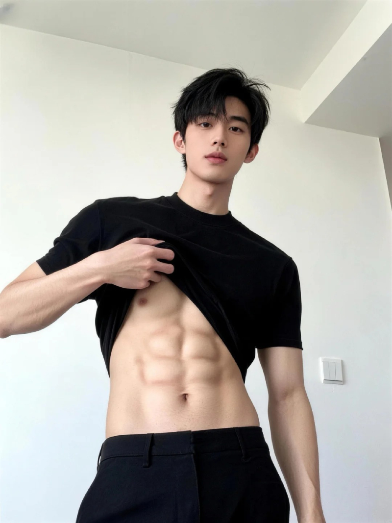 hình ảnh chàng trai trẻ trung và mạnh mẽ