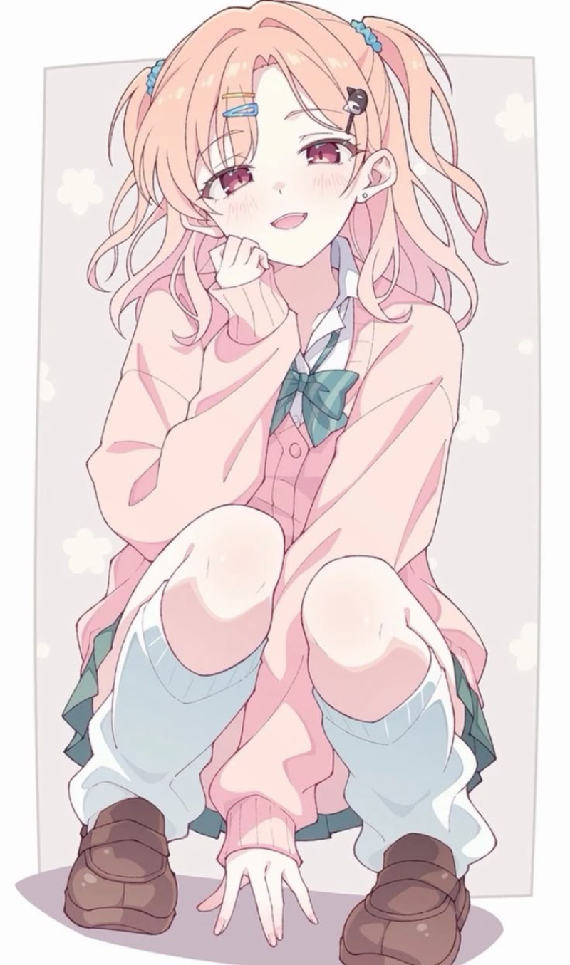 hình ảnh nữ anime cute đáng yêu