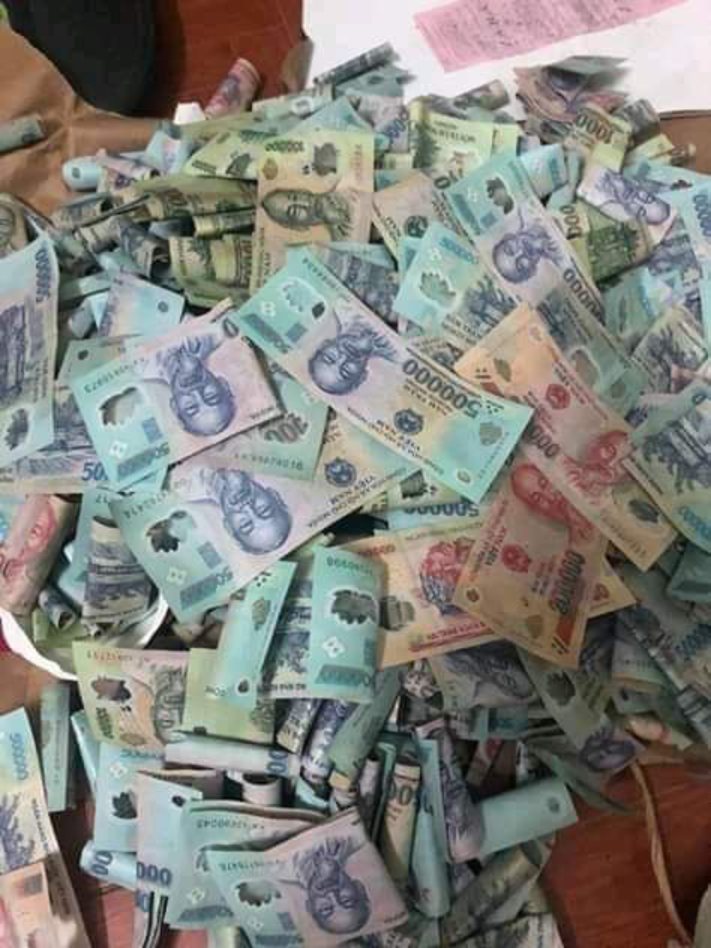 hình ảnh tờ 500k (500 nghìn) được chụp cận cảnh