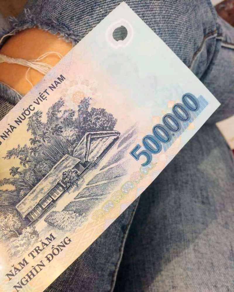 hình ảnh tờ 500k (500 nghìn) tiền Việt Nam chính xác