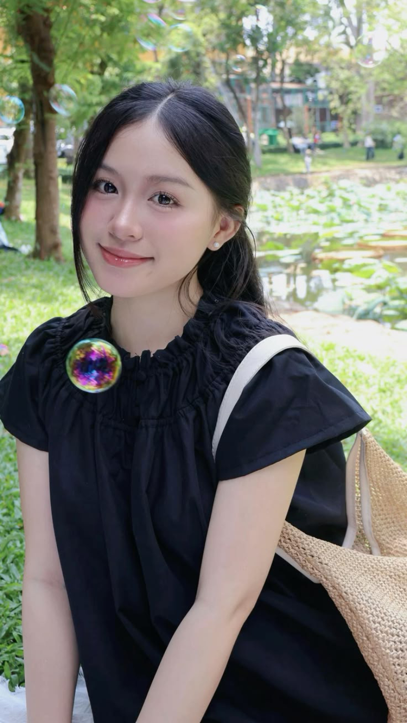 hình gái xinh tóc dài đáng yêu