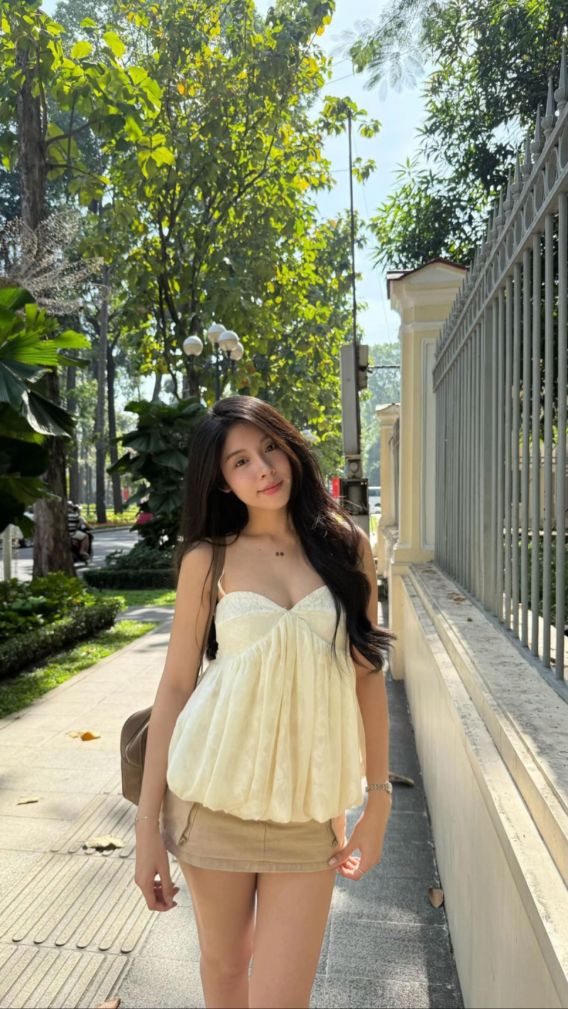 hình gái xinh với phong cách thời trang