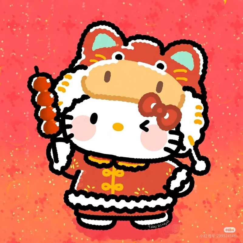 hình nền Hello Kitty màu hồng đáng yêu