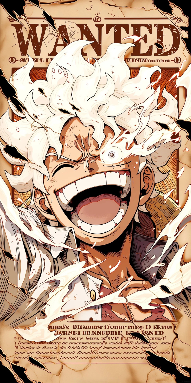hình nền Luffy Gear 5 chất lượng cao