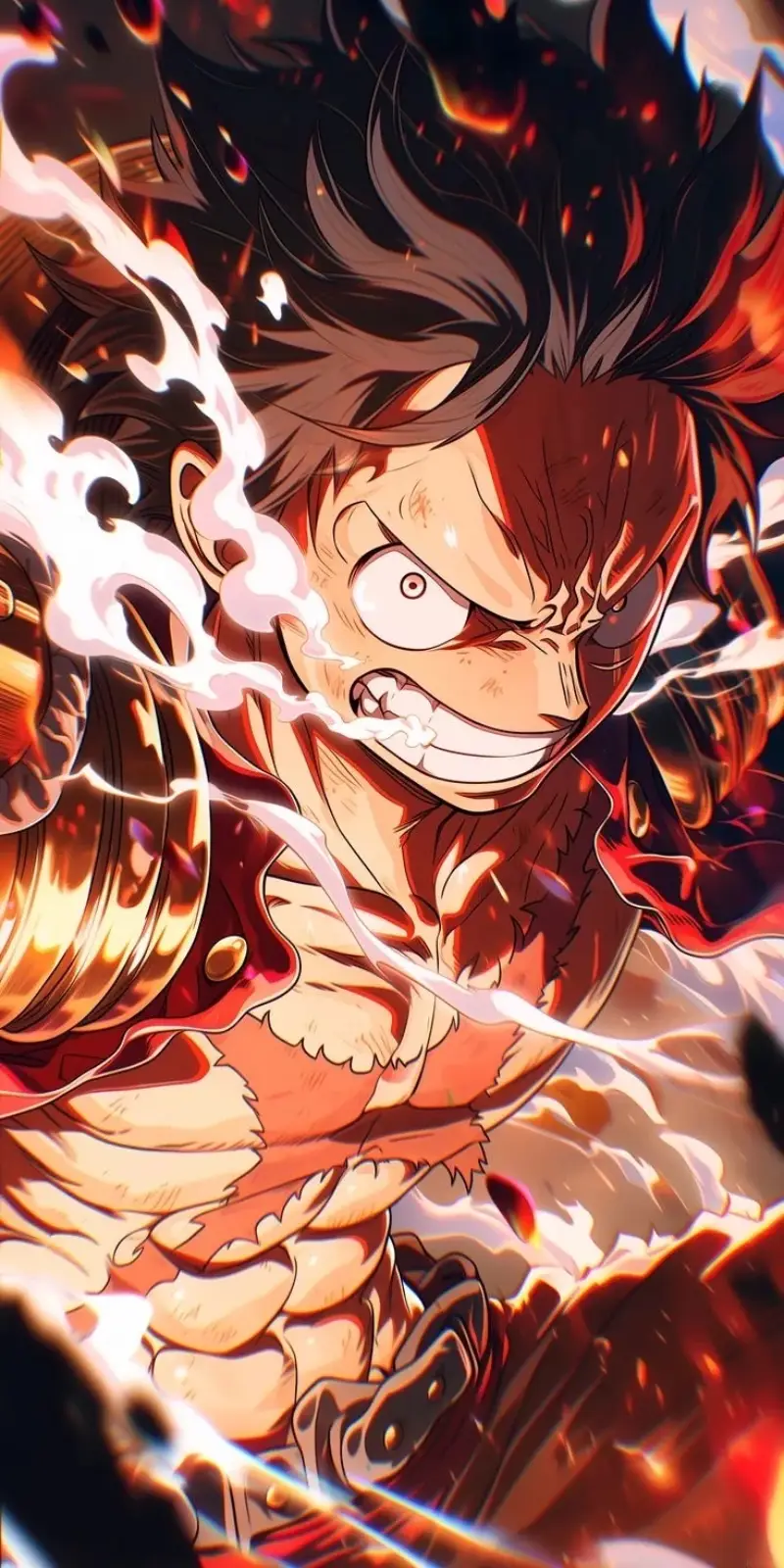 hình nền Luffy Gear 5 chất lượng cao