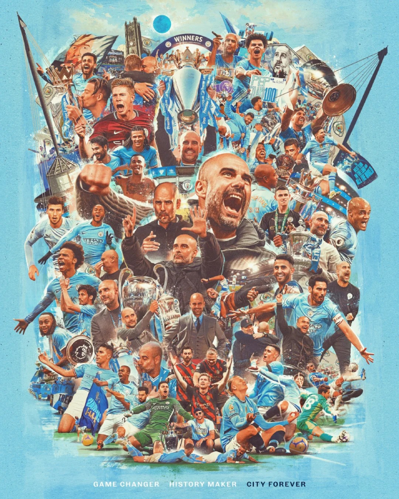 hình nền Man City dành cho fan bóng đá