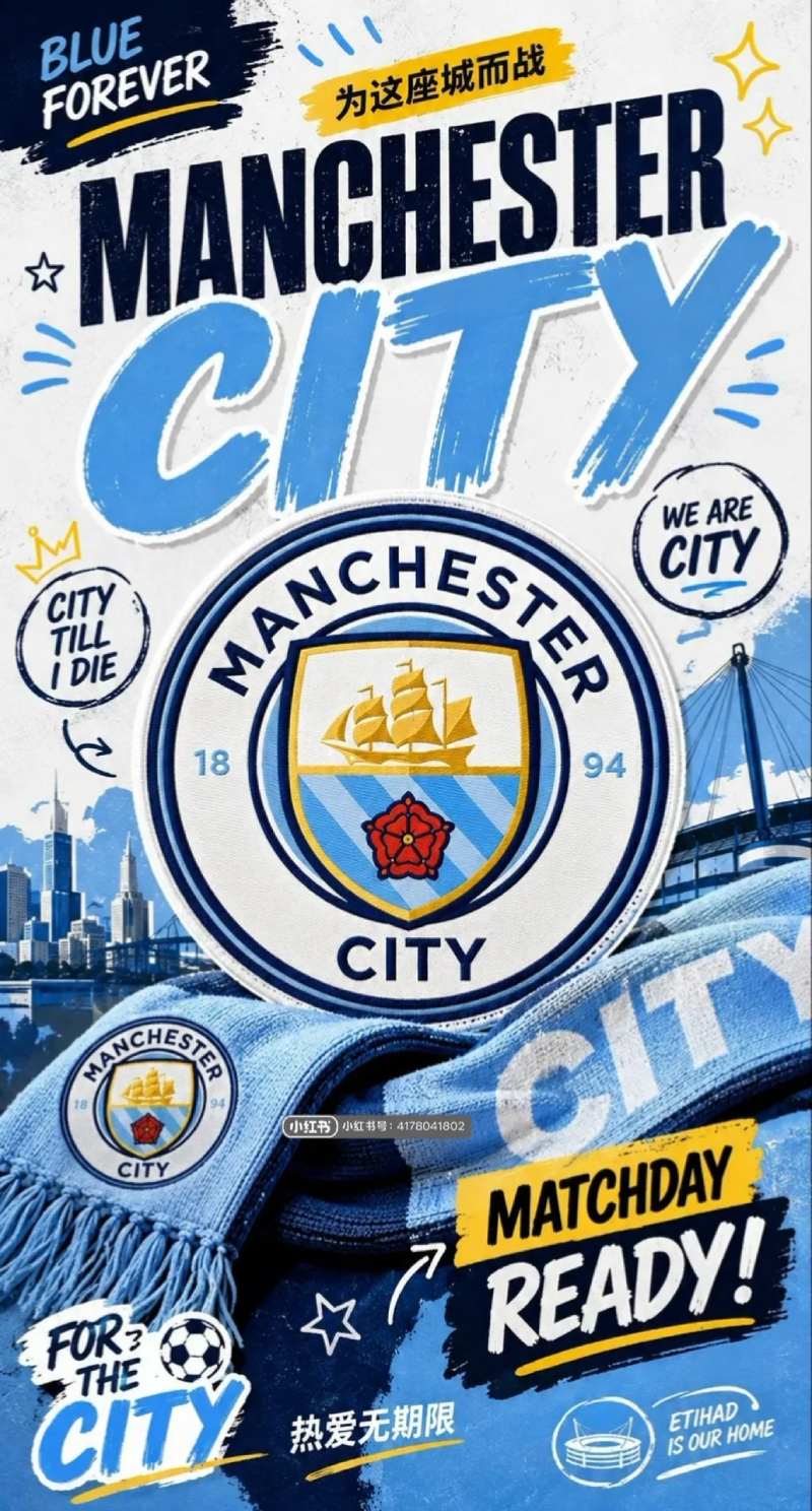 hình nền Man City phong cách cool ngầu