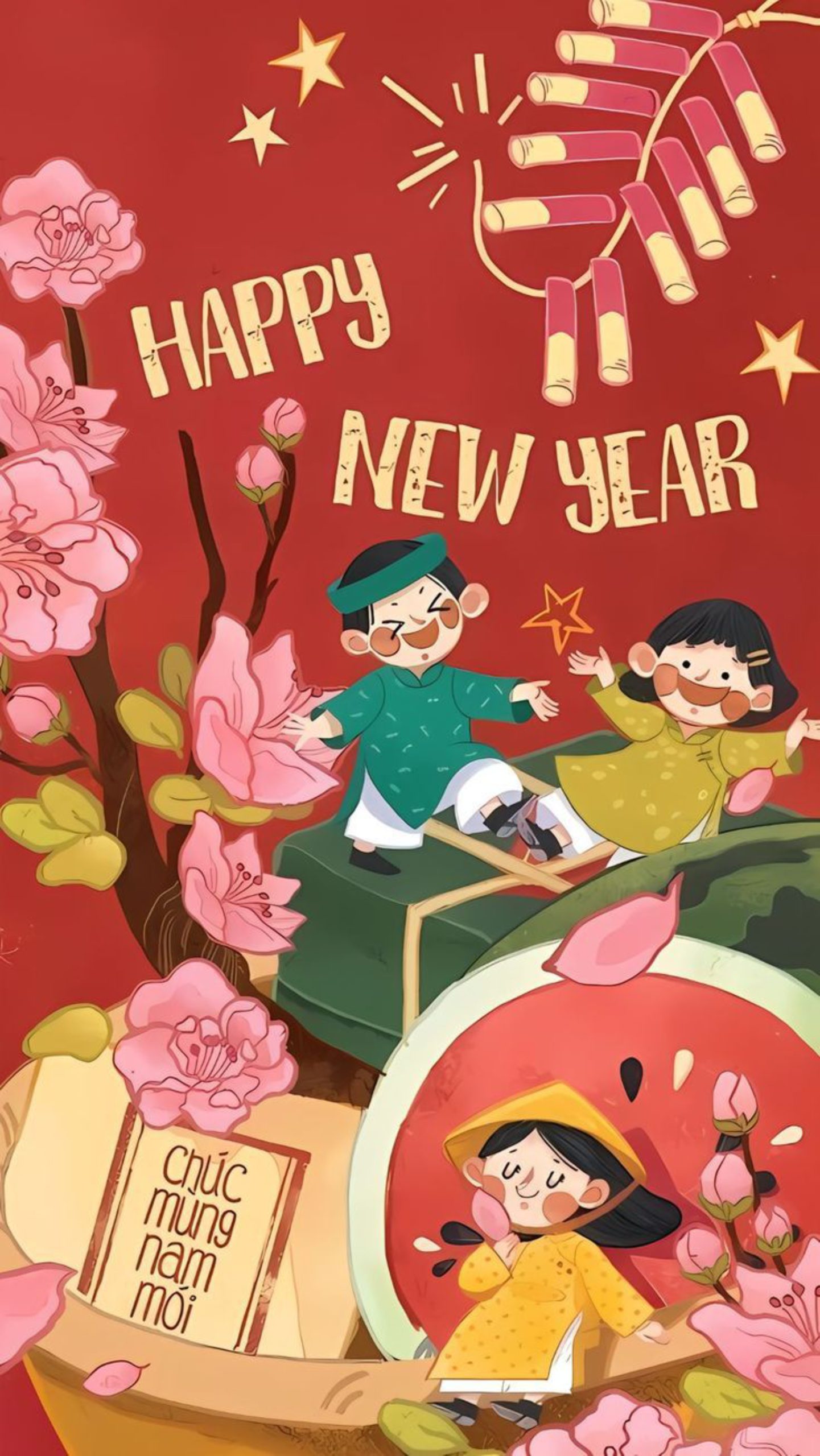 hình nền Tết aesthetic
