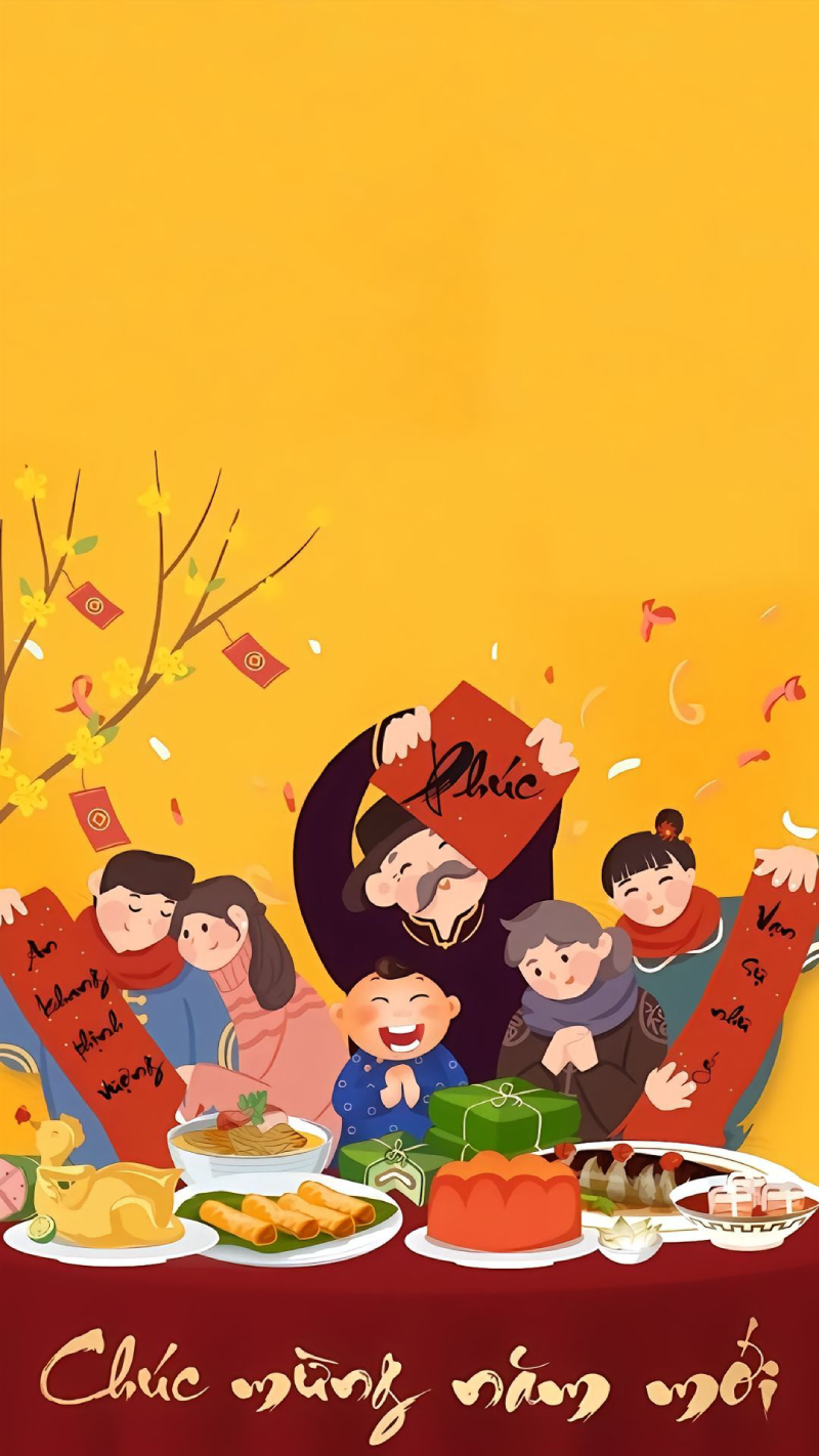 hình nền Tết chúc mừng năm mới