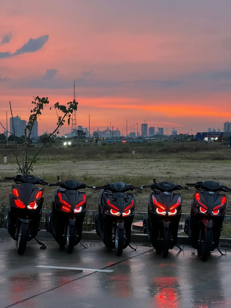 hình xe độ với thiết kế thể thao