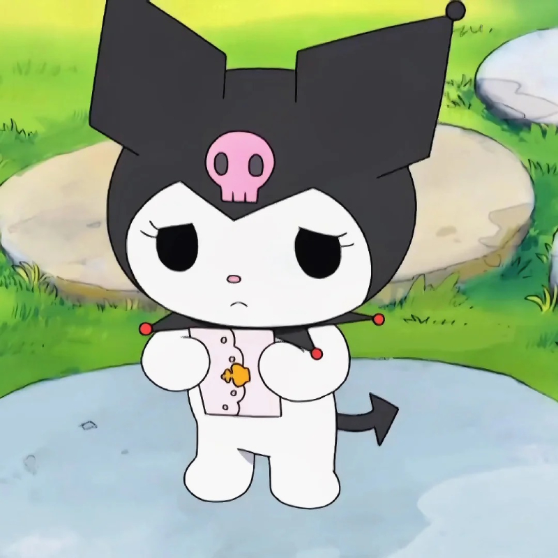 kuromi cute màu hồng dễ thương