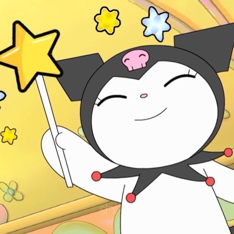kuromi cute phong cách pastel