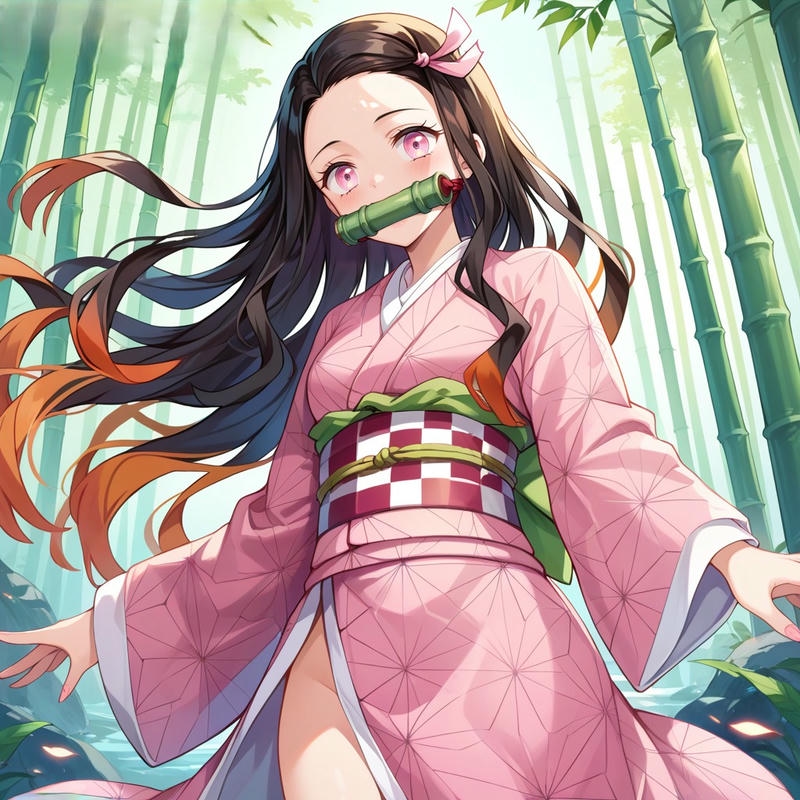 Ánh mắt Nezuko quyến rũ người