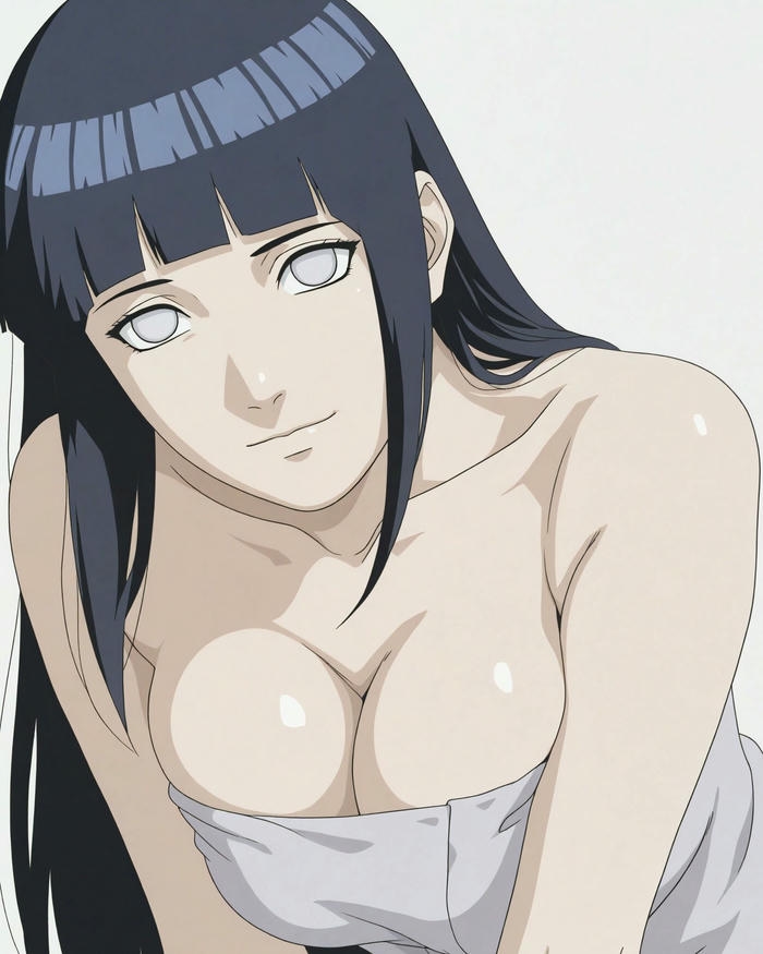 Hinata sexy với ánh nhìn trong trẻo và mềm mại