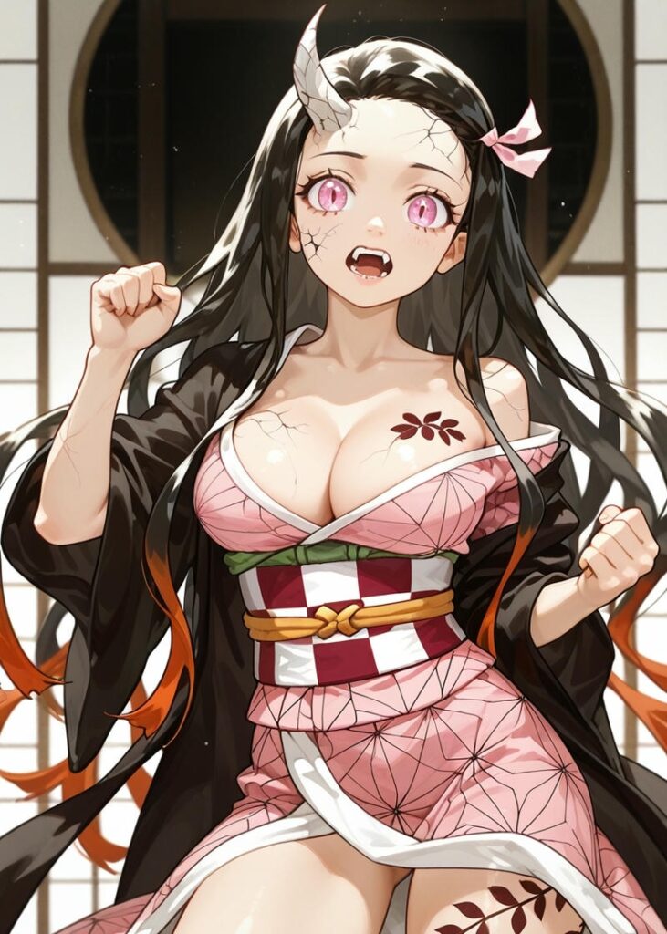 Nezuko sexy cuốn hút ánh nhìn