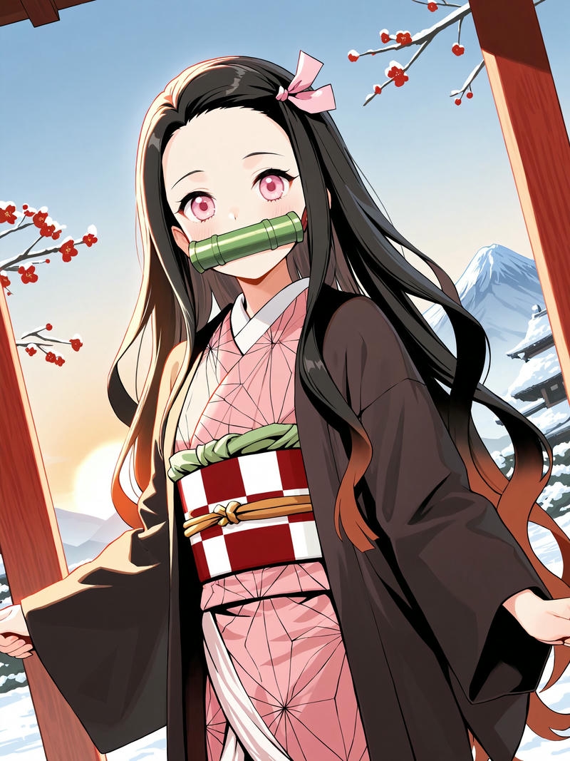Nezuko sexy thanh thoát mềm mại